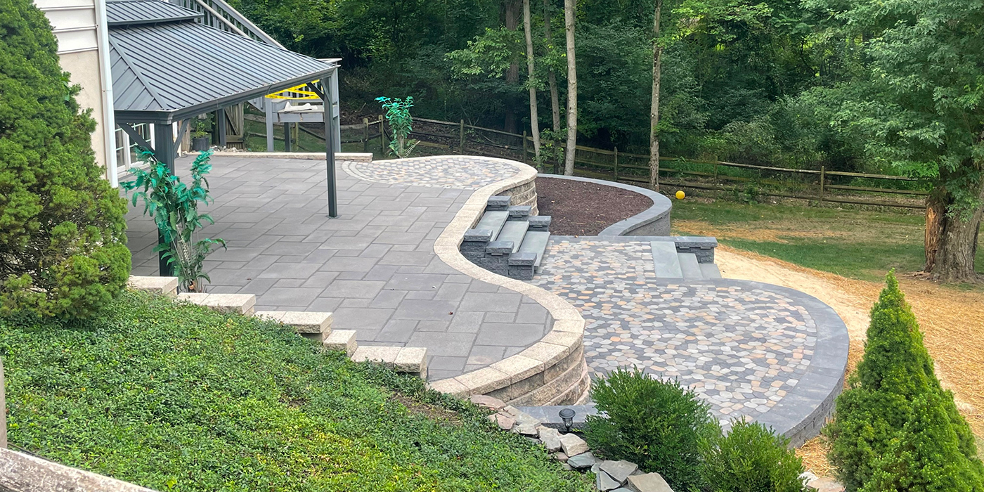 Pikesville MD Hardscape Stone Patio